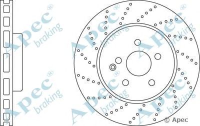 APEC BRAKING dsk2684 -  Тормозной диск